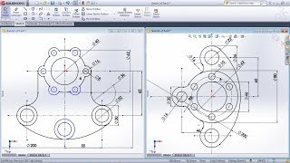 SolidWorks Exercises for Beginners  3  SolidWorks Sketch Practice Tutorial [upl. by Nagah]