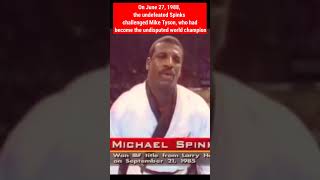 mike tyson ends michael spinks career [upl. by Aicad]