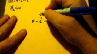 Lewis Dot Structure of CH2O methanal or formaldehyde [upl. by Nage]