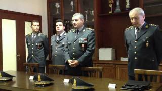 Il Comandante provinciale della GdF col Alfonso Amaturo saluta la Stampa viterbese [upl. by Rot5]