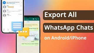 4 Ways How to Export WhatsApp Chats on AndroidiPhone 2023 [upl. by Erl]