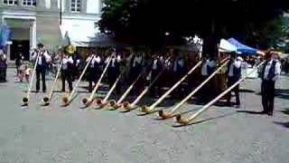 Swiss Alphorn Players [upl. by Atinal283]