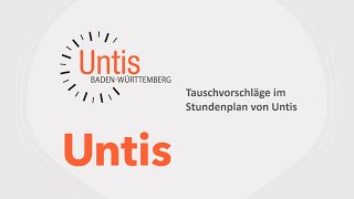 Tauschvorschläge im Stundenplan von Untis [upl. by Wylma]