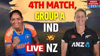 India W v New Zealand W Live ICC Womens T20 World Cup Live  IND W vs NZ W Scores amp Commentary [upl. by Askwith]