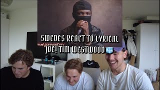 LYRICAL JOE  TIM WESTWOOD REACTION🧊🥶 [upl. by Tikna]