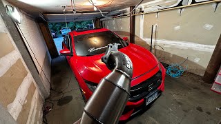 2018 Honda civic si Map performance downpipe install [upl. by Gilly]