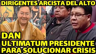 CENTRAL OBRERA DEL ALTO DAN 10 DIAS DE PLAZO PARA SOLUCIONAR FALTA DE COMBUSTIBLES [upl. by Arndt912]