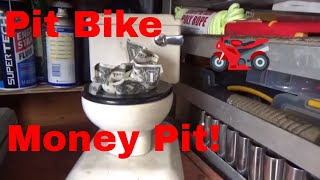 Simple Spark Plug Thread repair easy Helicoil install on a Pit Bike [upl. by Ahsel]