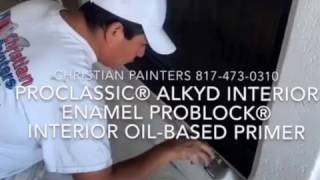 ProClassic® Alkyd Interior Enamel ProBlock® Interior OilBased Primer  SherwinWilliams [upl. by Namdor]