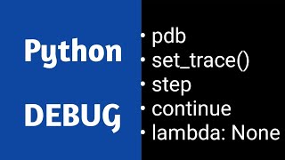 Python Script Debug using pdb  handson [upl. by Amalita]