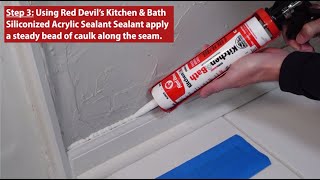 How To Recaulk Bathroom Trim [upl. by Angeli921]