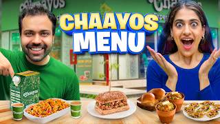 Eating Everything at Chaayos  The Urban Guide [upl. by Eglanteen]