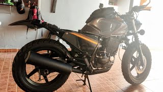 Rabeta para Twister CBX 250 parte 2 cbxtwister scrambler caferacer [upl. by Okimuy]