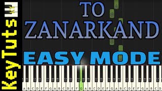 Learn to Play To Zanarkand from Final Fantasy X  Easy Mode [upl. by Ateuqirne]