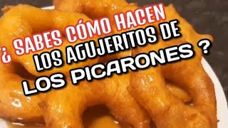 ¡¡ CÓMO HACER LOS AGUJERITOS DE LOS PICARONES 🥯😋 [upl. by Akired]