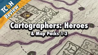 Cartographers Heroes  Map Packs 13 make the best flip amp write game even better  TCbH Review [upl. by Etiam]