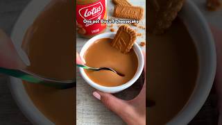 The easiest Biscoff cheesecake ever easyrecipe lotusbiscoff recipe [upl. by Anuska]