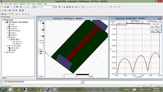 Microstrip line design in HFSS Part2 [upl. by Ettenoitna]