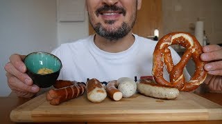 ASMR Deutsch – Würstchen – Weißwurst Bockwurst Wollwurst Bratwurst Wiener Wurst [upl. by Aleras]