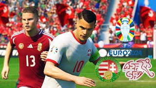 FC 24  Hungry vs Switzerland  UEFA EURO CUP 2024  PS5 GAMEPLAY  4K 60FPS HDR [upl. by Origra]