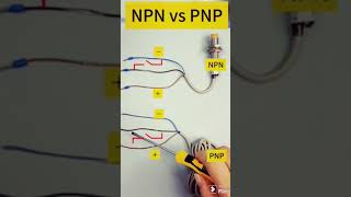 NPN vs PNP shortsviral transistor [upl. by Mann394]