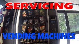 servicing and refilling vending machines [upl. by Theresina831]