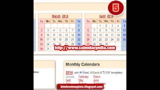 10 websites to Download free Calendar Template [upl. by Ellennahs233]