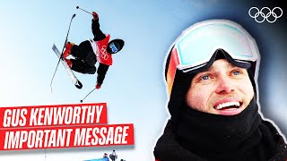 Gus Kenworthy with an important message 🏳️‍🌈⛷ [upl. by Hgielrac]