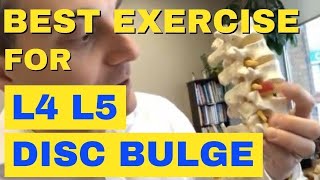 Best Exercise For L4 L5 Disc Bulge 4 Moves You Need To Know  Dr Walter Salubro [upl. by Button998]