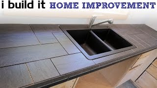 How To Install A Tile Counter Top [upl. by Gunn]