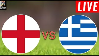 England vs Greece Live Score l Uefa Nations League Qualification 202425 [upl. by Nangatrad]