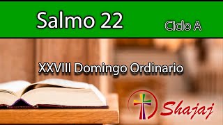 Salmo 22Domingo 15 de Octubre  Habitaré en la casa del Señor toda la vida  Ciclo A SHAJAJ [upl. by Aneroc]