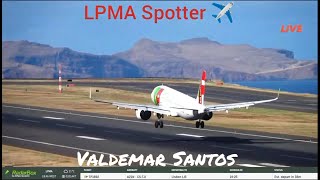 Madeira Airport Live Action LPMA Spotter ✈️ 01112024 [upl. by Airogerg]