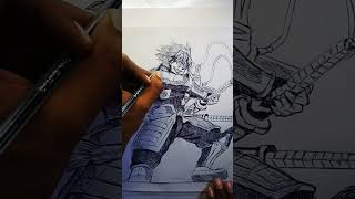 Toyohisa shimazu ·– 15 days of drawing DAY15 Last Day ← abhishekartz shorts animedrawing [upl. by Nirahs58]