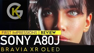 Sony A80J OLED Review  BRAVIA XR TV [upl. by Ynaffyt]