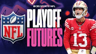 NFL Playoff Futures Picks to win AFC NFC and Super Bowl  CBS Sports [upl. by Ekle717]