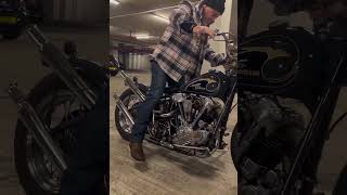 How To Kickstart the Legendary 1947 Harley Davidson Knucklehead [upl. by Hicks34]