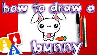 How To Draw The Cutest Easter Bunny [upl. by Muriah]