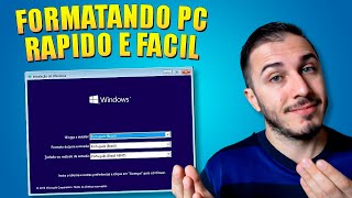 COMO FORMATAR O PC RAPIDO E FÁCIL WINDOWS 10 E WINDOWS 11 [upl. by Ahsemrak733]