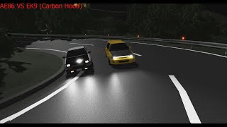 AE86 VS EK9 DEMO CAR Roblox RemakeInitial D [upl. by Ortiz]