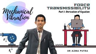 Mechanical Vibration Force Transmissibility Part 1 Derivation of Equation [upl. by Atirak233]