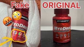 FAKE AND ORIGINAL MYODROL  MYOGENETIX MYODROL hsp [upl. by Yrahca]