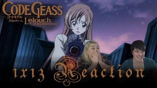 Code Geass 1X13 SHIRLEY AT GUNPOINT reaction [upl. by Hoppe]