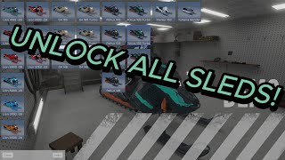 SLEDDERS How to unlock all sleds [upl. by Ennyletak]