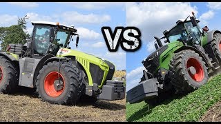 Fendt 1050 Vario VS Claas Xerion 5000  Wielki Pokaz Mocy  Ciągniki Na Testach  Bovinas Chodów [upl. by Akli]