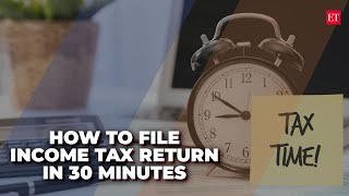 ITR 1 filing Offline AY 202324  Income tax return filing 202324 Step by step process [upl. by Minier]