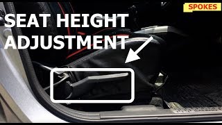 Height Adjustable Driver SeatIf equipped in your car  Maruti Suzuki Baleno [upl. by Pack]