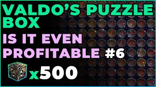 2 mirrors worth of valdos puzzle boxes  is it profitable 6 PoE 323 Affliction [upl. by Ahsitnauq272]