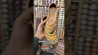 Order 9872385136 jutti punjabijutti juttilove juttis footwear juttiswag punjabi juttilover [upl. by Leksehcey]