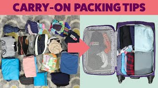 How To Pack A CarryOn Suitcase For A TwoWeek Trip [upl. by Garlen]